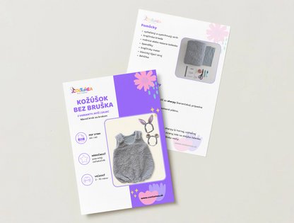 Kožúšok bez bruška - PDF strih