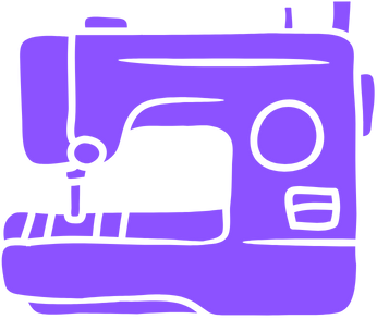 Ikona šijacieho stroja – krok Tvoríte podľa návodu v sekcii Ako to funguje.